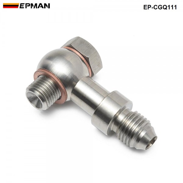 Epman Racing Banjo Bolt Kit M10x1.0 to 4AN Turbo Oil Feed 1.5mm